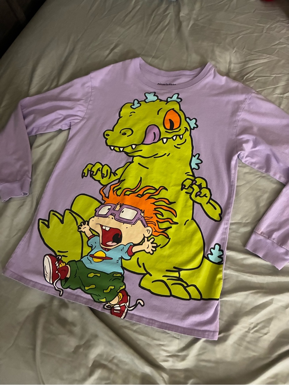 Rugrats Nickelodeon Vintage Long Sleeve Shirt Size Large